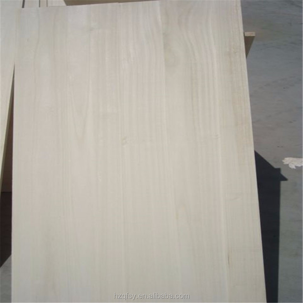 end Furniture Interior Decoration Paulownia Wood Board Natural Solid Wood for Hotel