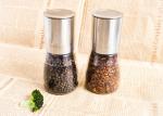 Stainless Steel Manual Glass mill for Black Pepper or Salt
