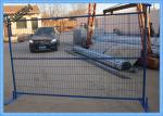 PVC Coated Temporary Fence Fabric MIld Steel Material 6ft High 9.5ft Wide