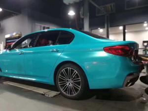 Wholesale Lake Blue Gloss Car Vinyl Wrap Film Heat Resistant SGS For Trailers from china suppliers