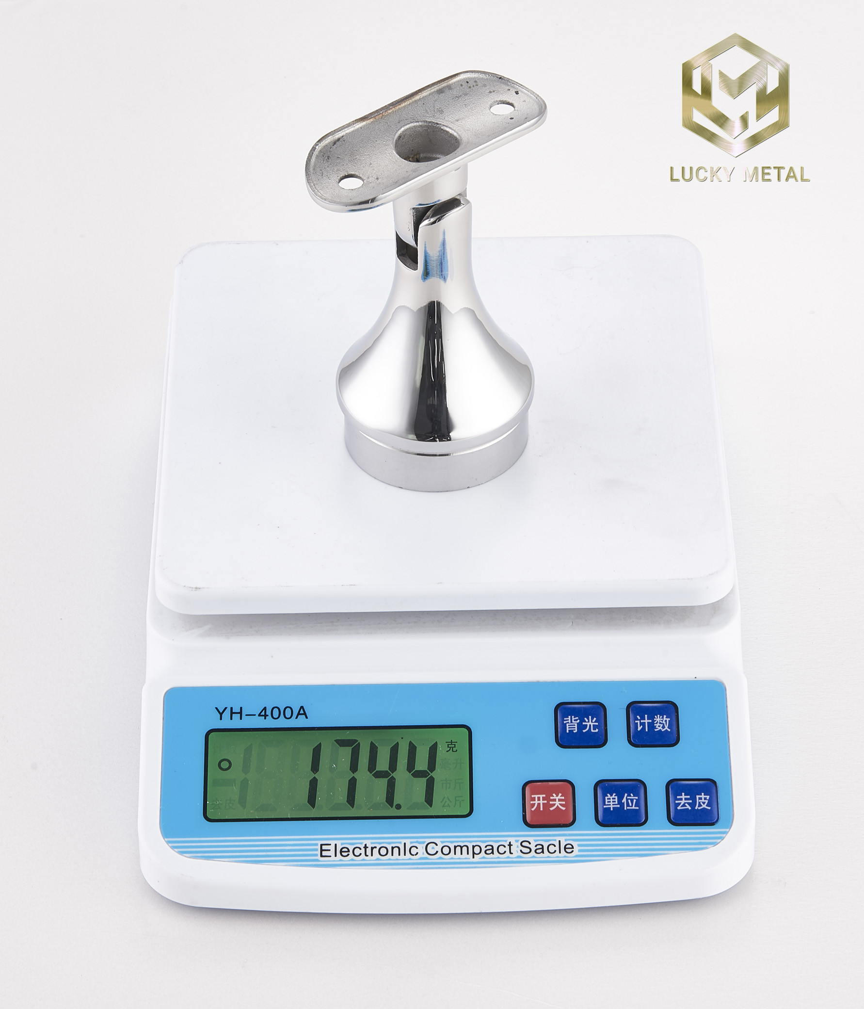 304 Stainless Steel Glass Accessories Fittings For Connecting Stair Railings