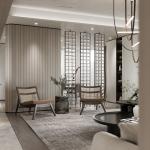 Modern Wood Grain Whole House Design Light Grey Home Furniture Design