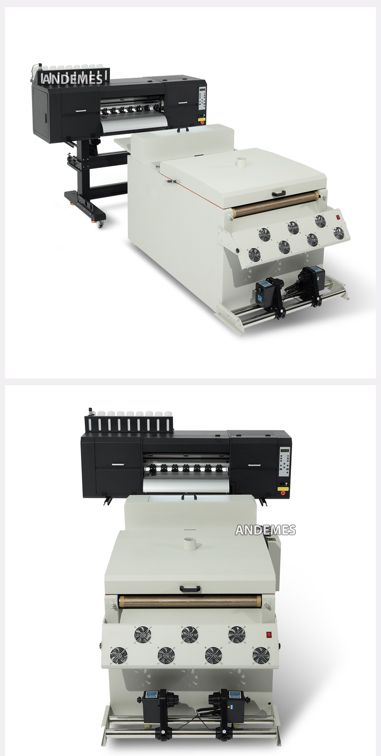 Multicolor DTF Printer 60cm 3 Head 4Head I3200 with 9 Color Fluorescent T-Shirt Printer