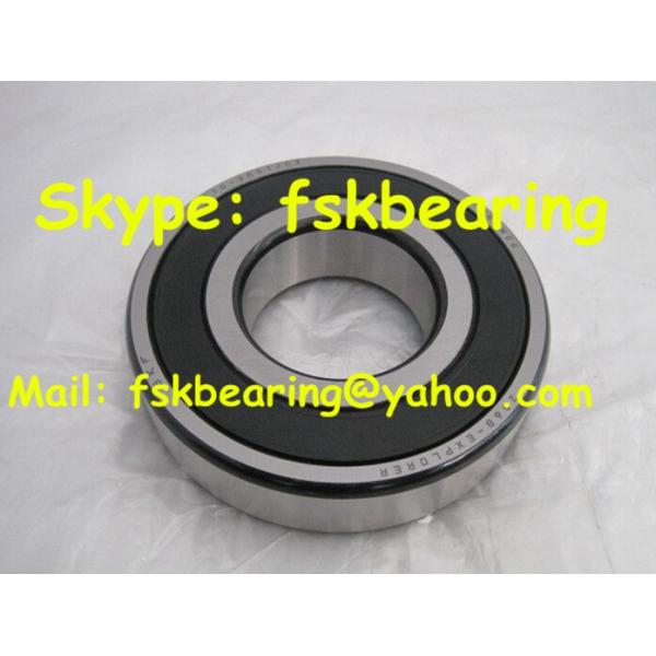 ABEC-5 Deep Groove Ball Bearings Double Sealed Black Corner For Trailer