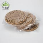 Absorbent Reusable Wooden Coaster Custom Cork Coasters For Tableware