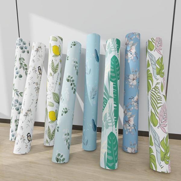 Modern Style Removable Floral Wallpaper for Natural Dining Room and Bedroom
