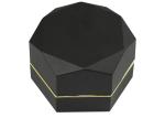 Luxury Small Black Jewelry Box With Necklace Hooks Pendant Special Shaped LED