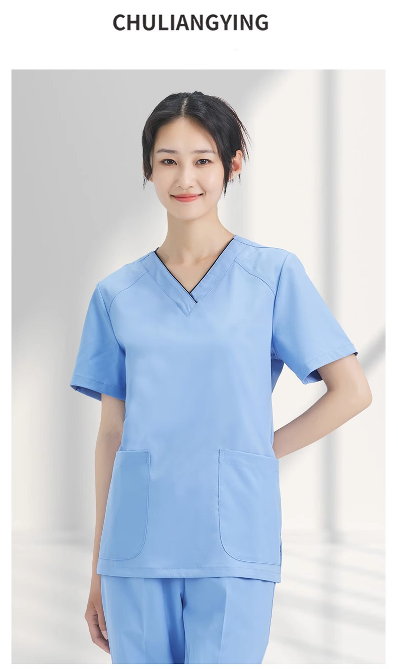 Uniforms From Medical Scrub Spandex Stretch Fashionable Uniformes Medico Nursing Scrubs