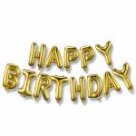 Party Metallic Letter Shaped Balloons For Birthday