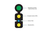 Single Core Fiber Optic Cable Outdoor Non Metallic 1 Fiber Single mode G657A1/A2