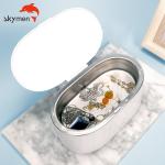Portable 48KHz 24W 500ml Ultrasonic Jewelry Cleaner Skymen Glasses Cleaner
