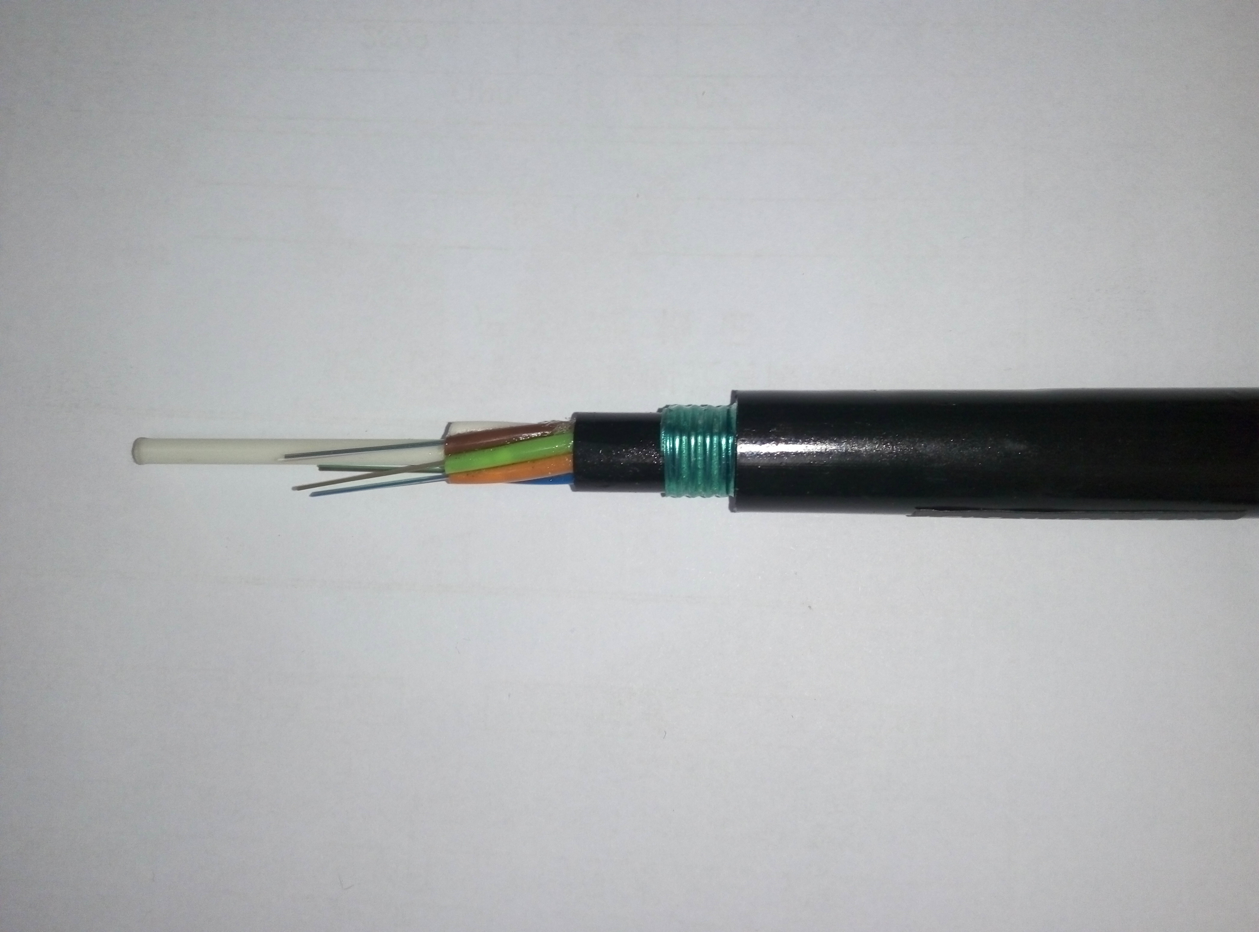 Single Mode G652D 24 48 Core Optical Direct Burial Fiber Optic Cable GYTA53