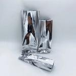 Glossy Silver Aluminum Foil Laminated Heat Seal Back Sealing Side Gusset Food