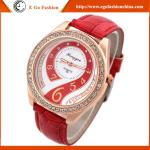 HY01 6 Colors Woman Watches PU Leather Watch Quartz Analog Watches Luxury Dress