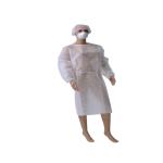Medical Disposable Items Customized size Blue Color Breathable Isolation Gown