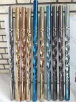 Metal Rose / Gold Pipes Vacuum PVD Coating Services For Bathroom Fittings