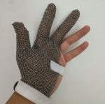 Three Fingers Stainless Steel Ironing Gloves Mesh Cutting Cut Resistant Chain