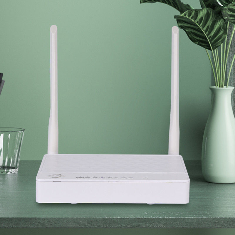 FTTH 1GE CATV WIFI Xpon Onu Wifi Catv For Pon Optical Network