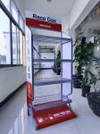 4 Tier Metal Display Stands Engine Oil Metal Car Accessories Display Rack