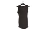 Black Fringed Ladies Longline Vest Tops 65% Polyester 35% Viscose