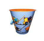 Lovely Galvanized Metal Buckets For Children , Mini Tin Buckets With Handle