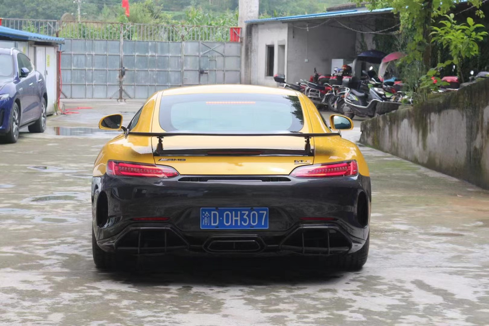 Auto Parts for Mercedes-Benz AMG GT GTC GTS Body Kit AMG GT GTC GTS Upgraded GTR-style Front and Rear Bumper Spoiler Body Kit