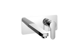 Wholesale Long Spout Wall Mounted Mixer Tap 240mm Length Single Handle Bath Faucet from china suppliers