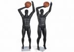 Black Male / Female Sport Shop Display Mannequin For Gym Suits Display