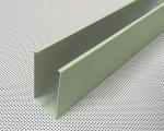 Galvanized Steel Light Blue Baffle Linear Metal Ceiling Powder Coated for