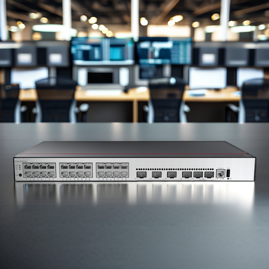 Stock 48 Ports Ethernet Switch with POE Function Original S5735-L24P4XE-A-V2 Switch 4*10GE SFP 2*12GE Stack Ports