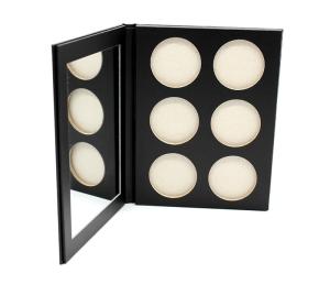 Wholesale Flocking Empty Eyeshadow Palette 6 Colors Custom Magnetic Eyeshadow Palette from china suppliers