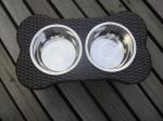 Cute Indoor Hand-Woven Pet Feeder Pet Bowl For Hotel Home Beach