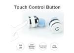 3 . 7V Wireless Sound Cancelling Earbuds 10 Meters Transfer Distance