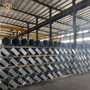 Wholesale 12M Galvanized Tubular Steel Post Class 7 1340daN Safety Factor 2.0 from china suppliers