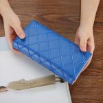 Custom Logo Ladies Long Wallet Fashion Large Capacity Pu Leather Card Holder