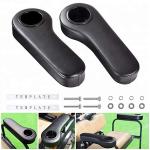 Golf Cart Armrest for Golf Cart Rear Seat kit, Arm Rest with Cup Holder No