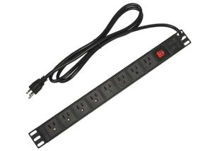China NEMA 5 - 15P Plug PDU Power Distribution Unit 100 - 125 V Power Socket on sale