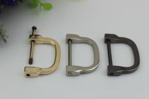 Wholesale Factory Supply 31mm Zinc Alloy D Ring&amp;Light Gold D Shape Buckles for Handbag from china suppliers