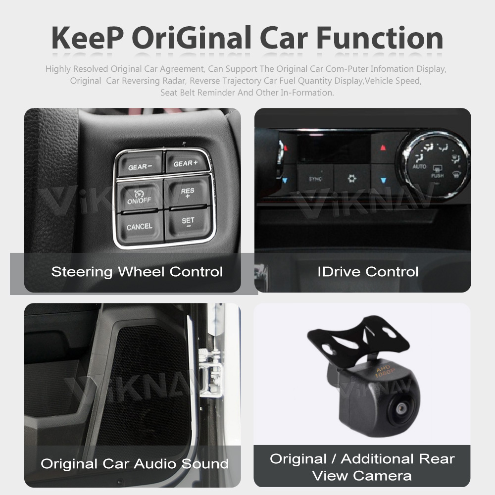 Android 11 Head Unit For Dodge Ram 2008 - 2011 12.1inch Screen