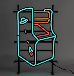 Wholesale 45cm Neon Sign Metal Frame 240VAC Blue Gaming Neon Light from china suppliers