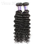 Deep Wave 7A Cambodian Virgin Hair Natural Black For Dream Girl
