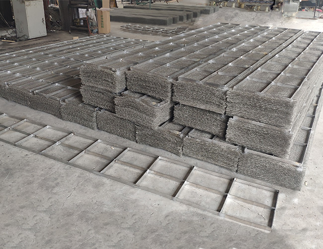 100mm 150mm PTFE Mesh Pad Demister Mist Extractor In Separator