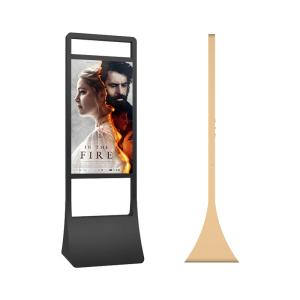 Wholesale 43 49 55 inch High brightness window lcd display Double sided digital advertising screens 2500 nits +700 nits from china suppliers