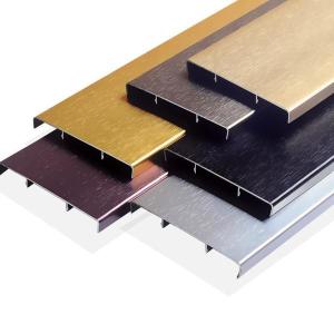 Wholesale Skirting Line Wardrobe Aluminium Profile Floor Wall Decor from china suppliers
