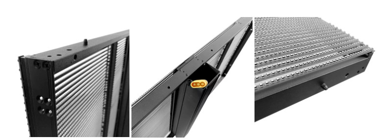 Transparent Led Screen Outdoor Fixed LED Screen Definition Transparent Display 100000 Hours Lifetime With 14 Gray Scale
