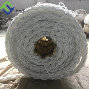 Wholesale 8 Strand Braided Polypropylene Marine Mooring Towing Rope White Color 48mm from china suppliers