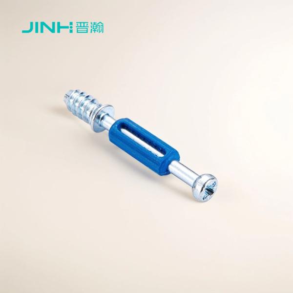 Jh-2112 Cold-Forged Cam Dowel Screw 40mm Industrial-Grade Furniture Jointing Pin