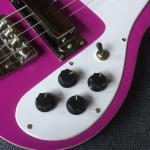 Top quality Rick 4003 model Ricken 4 strings Electric Bass guitar in blue color,