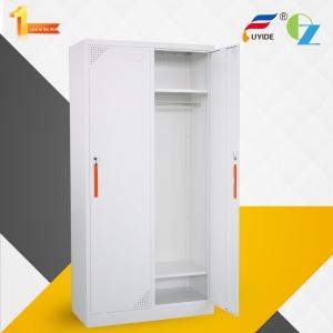 Wholesale 2 door steel locker for employee changing clothes/storage shoes/storage private goods/whtie color/KD structure from china suppliers