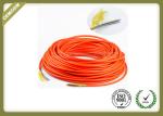 12 Core Multimode Indoor Fiber Optic Cable PVC Jacket Orange Color